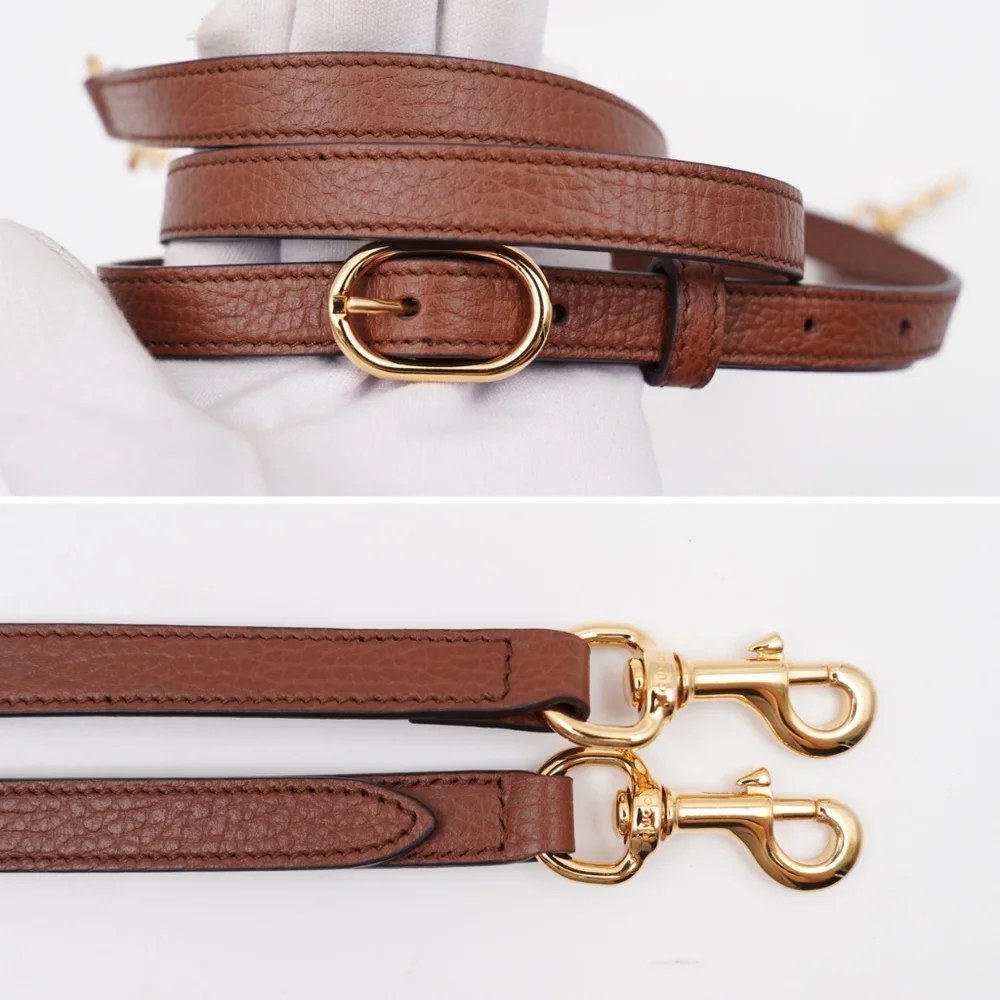 CF08 💟 GUCCI Jackie GG Denim and Leather Medium - Picture 10 of 15